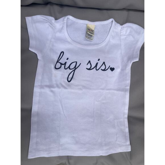 Infant girl “BIG SIS” tee - Picture 1 of 2
